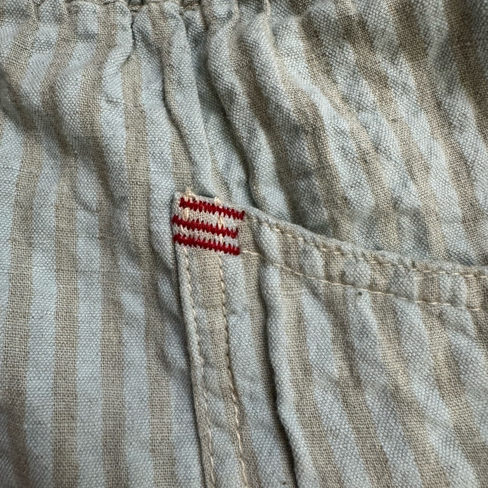 BDG Light Blue Striped Romper with a tie waist *NWT* - Picture 10 of 11